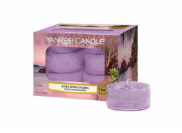 Svíčky čajové Yankee Candle, Pobřeží Bora Bora, barva fialová