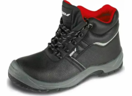DEDRA Bezpečnostní kotníková obuv T1AW, kůže, velikost: 42, kategorie S3 SRC