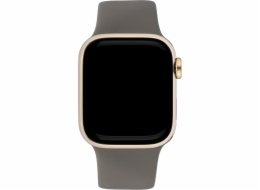 Apple Watch 9 Cell 41mm Gold Stainl. Steel Clay Sportband M/L