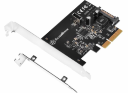 Silverstone SST-ECU02-E USB Adapter Card  PCIe 3.0  1x USB-C 3.1 Internal - Low Profile