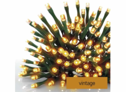 LED vánoční řetěz, 12 m, venkovní i vnitřní, vintage, časovač