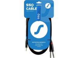 Kabel SSQ SSQ MIJM1 - 3,5 mm stereo jack - 2x 6,3 mm mono jack