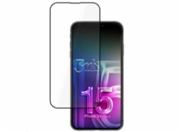 3mk hybridní sklo NeoGlass pro Apple iPhone 15, černá