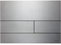 Tece Square splachovací tlačítko pro WC, broušená ocel (9240830)