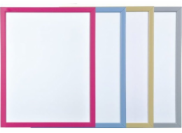 BI-OFFICE za sucha stíratelná tabule, 60x40cm, lakovaná, barevné rámy