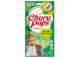 Skanestas katems Churu Cat Pops Tuna Chicken 0.06 kg, 4 vnt.