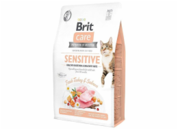 BRIT Care Grain-Free Sensitive Turkey&Salmon - dry cat food - 2 kg
