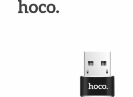 Adapter OTG HOCO UA6, USB / USB-C, černá
