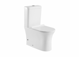 WC s poklopem DOMOLETTI MT121B, 390×650 mm