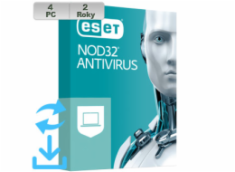 ESET NOD32 Antivirus 20XX 4PC na 2r El.lic AKT