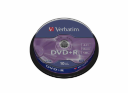CD DVD+R Verbatim, 4,7 GB, 10 ks.