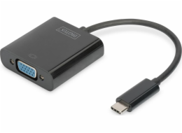 Digitus USB-C – VGA USB adaptér černý (DA-70853)