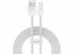 Baseus USB-A - Lightning USB kabel 2 m bílý (BSU3004WHT)