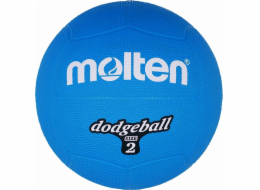 Molten Rubber míč Molten DB2-B vybíjená velikost 2 modrá