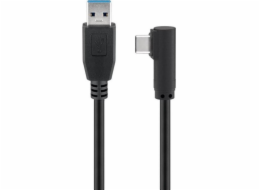 USB MicroConnect USB-A – kabel USB-C 2 m černý (USB3.1CA2A)
