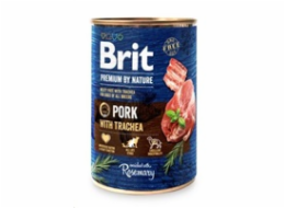 BRIT Premium by Nature Pork with Trachea - Wet dog food - 400 g