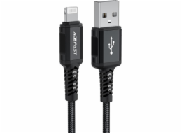 Acefast USB-A – Lightning kabel 1,8 m černý (6974316281313)