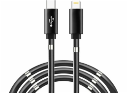 Babaco USB-C – Lightning USB kabel černý (5903396087790)