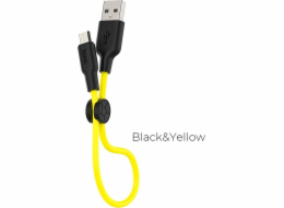 Partner Tele.com HOCO USB kabel USB kabel - Micro Plus Silikon X21 1 metr černo-žlutý.