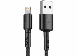 Vipfan USB-A - Lightning kabel 1,8 m černý (X02LT-1,8 m-černý)