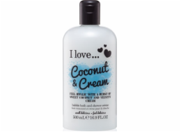 Miluju sprchový a koupelový krém Coconut & Cream 500 ml