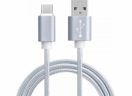 Vega USB-C – USB-C kabel stříbrný (27104)