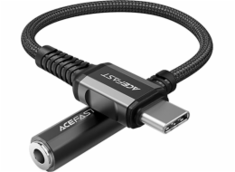 Acefast C1-07 černý USB adaptér USB-C - Jack 3,5 mm černý (6974316280606)