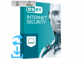 ESET Internet Security 20XX 2PC na 2r El.lic AKT