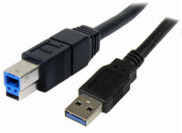 StarTech USB-A - USB-B kabel USB 3 m modrý (USB3SAB3MBK)
