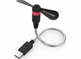 Realpower RealPower USB mini ventilátor černý USB ventilátor (USB-Ventilator flexibel)