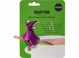 OTOTO Agatha Purple Spoon Holder & Steam Releaser