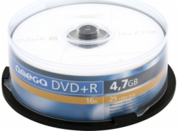 Omega DVD+R 4,7 GB 16x 25 kusů (56820)