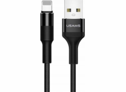Usams USB-A – Lightning kabel 1,2 m černý (SJ220IP01)