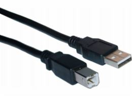 Impuls-PC USB-A - USB-B kabel 3 m černý (USB 2.0 3m pb)