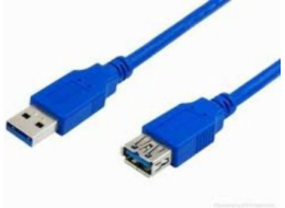 MediaRange USB-A – USB-A kabel USB 3 m modrý (MRCS145)