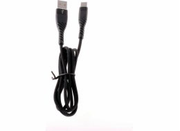 Libox USB-A - USB-C USB kabel 1 m černý (LB0153)