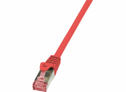 LogiLink Patchcord CAT6, S/FTP, PIMF, 0,25 m, červený (CQ2014S)