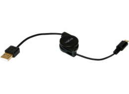 LogiLink USB-A - microUSB USB kabel 0,75 m černý (CU0090)