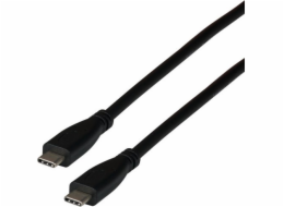 EFB USB kabel USB-C – USB-C 2 m černý (EBUSBC40-20G.2)