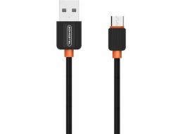 Somostel USB-A - microUSB USB kabel 1 m černý (26579)