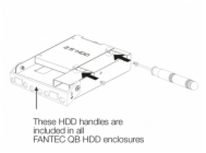 FANTEC QB-Bracket 25 rámecek k zabudování pro 2,5  SSDs/HDDs