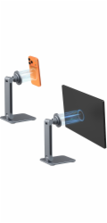 4smarts ErgoPro Stolní Stojan Magnetický Držák Na Telefon A Tablet - Šedý