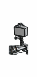 Hliníkový držák Puluz na řídítka s otočností o 360 stupňů pro akční kamery (černý)