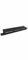 Solarix Patch panel Solarix 24 x RJ45 CAT5E STP 1U SX24-5E-STP-BK-N