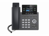 Grandstream GRP2612W SIP telefon, 2.4" TFT bar. displej, 2 SIP účty, 4 prog. tl., 2x10/100Mb, WiFi