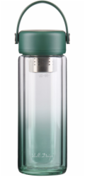 Vialli Design dvoustěnná s infuzérem Fuori 350 ml zelená (30213)
