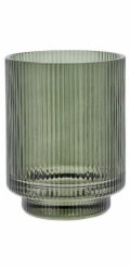 Lumarko koupelnové kelímky Clarity Green skleněný kelímek na zubní kartáček 30541