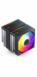 Jonsbo Chladič CPU CB80, duální věž, 2 x 120 mm, PWM, RGB - černý