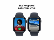 Apple Chytré hodinky Watch SE 3 GPS, 40mm hliníkové pouzdro Moonlight, sportovní řemínek Sand - velikost S/M