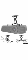 Stropní držák / závěs pro projektor Maclean, 54–320 mm, do 13,5 kg, otočný o 360 stupňů MC-200 B
